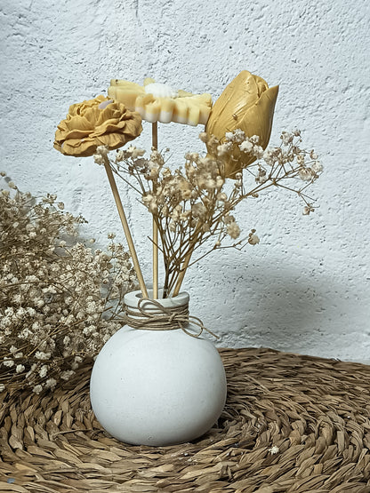 Jarrones aromáticos de cera de Soja