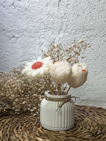 Jarrones aromáticos de cera de Soja