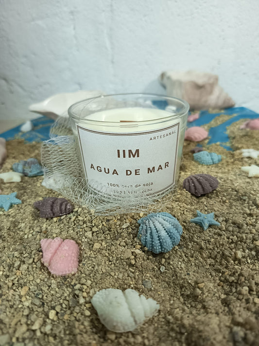 Velas en vaso